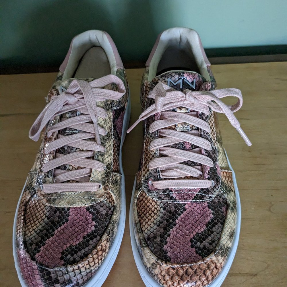 Mark Mason Snake Print Sneakers